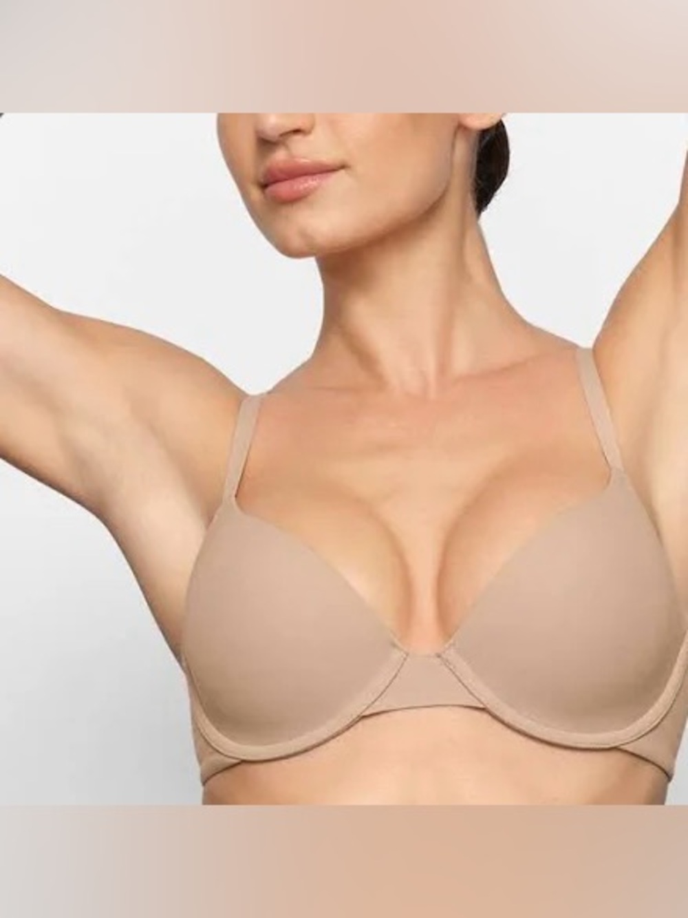 SKIMS Nude T-Shirt -Bra - Clay 36B